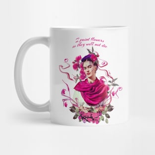 FRIDA KAHLO Mexican Feminist portrait T-Shirt Mug